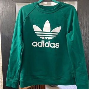 Adidas Emerald Green Crew Sweatshirt